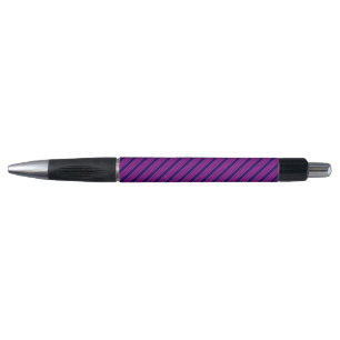 Fuchsia and navy blue five stripes pattern