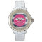Fuchsia and Navy Stripe Caduceus RN Nurse