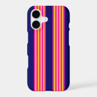 Fuchsia and yellow stripes with navy blue
