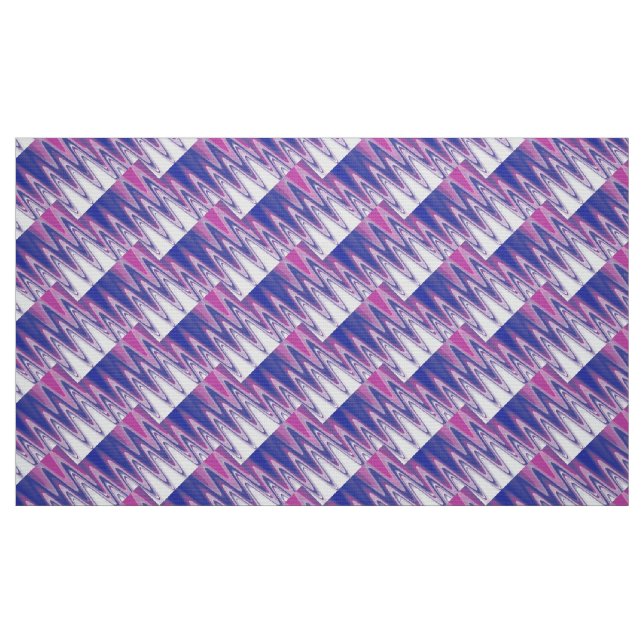 Fuchsia blue grey fabric (Fat Quarter)