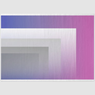 Fuchsia blue grey tissue paper