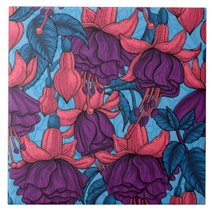 Fuchsia Ceramic Tile