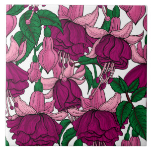 Fuchsia Ceramic Tile