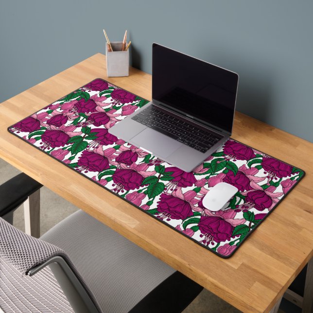 Fuchsia Desk Mat (Office 2)
