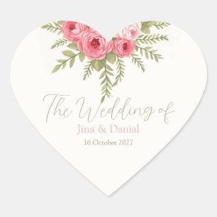 Fuchsia Dream Heart Sticker