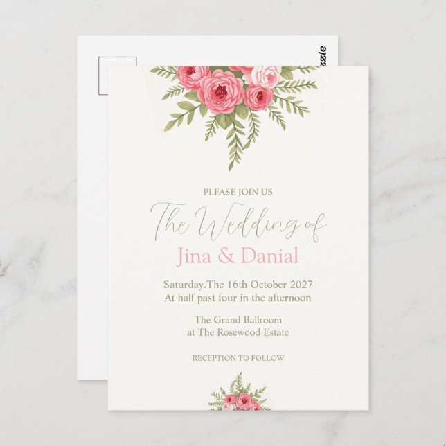 Fuchsia Dream Postcard (Front/Back)