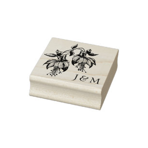 Fuchsia Enchantment Collection Rubber Stamp