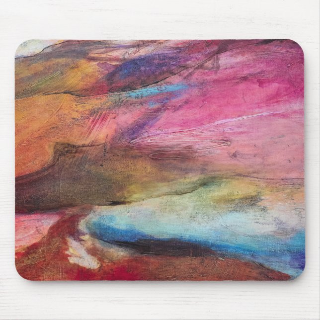 Fuchsia Expression Mouse Pad (Front)