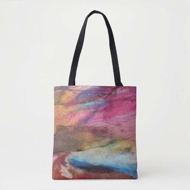 Fuchsia Expression Tote Bag (Front)