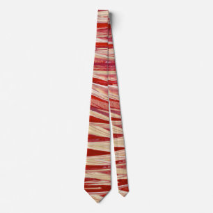 Fuchsia Feather Fringe Tie