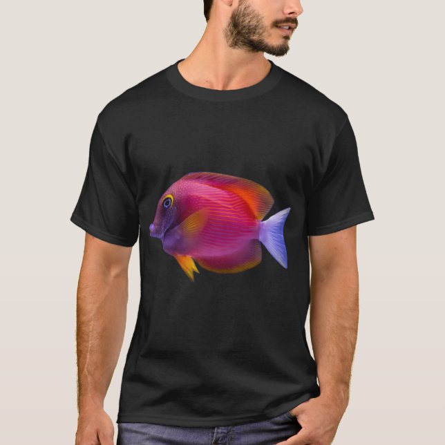 Fuchsia fish T-Shirt (Front)