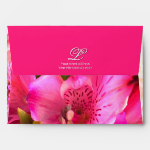 Fuchsia Florals Envelope