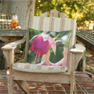 Fuchsia Flower Cushion