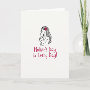 Fuchsia Flower Mother Card