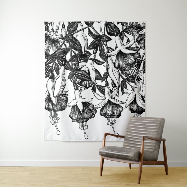 Fuchsia garden tapestry (In Situ)