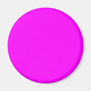 Fuchsia / Hot Pink FF00FF - Option to Add Name Magnet