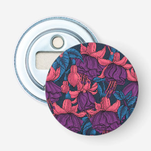 Fuchsia in blue and purple bottle opener