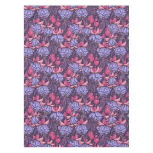 Fuchsia in pink and violet tablecloth