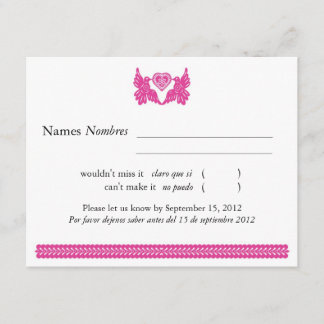Fuchsia Papel Picado Love Birds RSVP