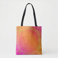 Fuchsia Pink Orange & Gold Indian Mandala Glam