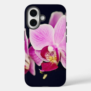 Fuchsia Pink Orchid iPhone 16 Case
