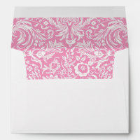 Fuchsia Pink Pineapple Victorian Vintage Damask