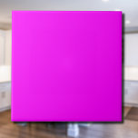Fuchsia Pink Solid Colour | Classic Elegant Ceramic Tile<br><div class="desc">Fuchsia Pink Solid Colour | Classic | Elegant | Trendy | Stylish | Gift</div>