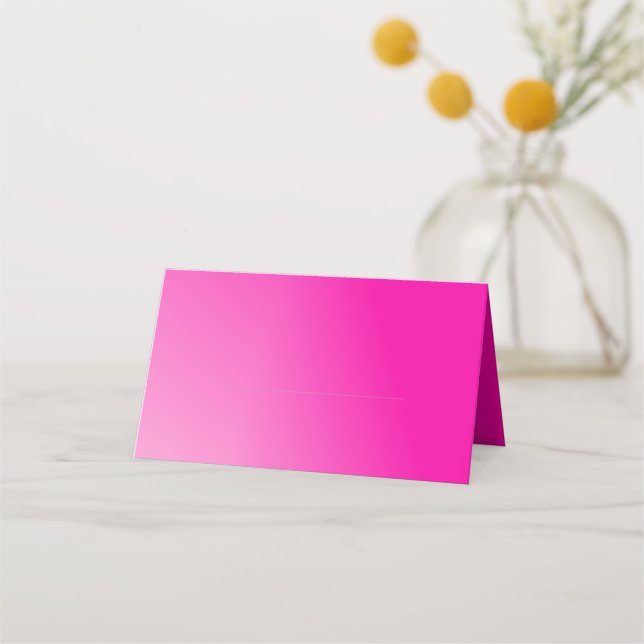 Fuchsia Place Card (Front)