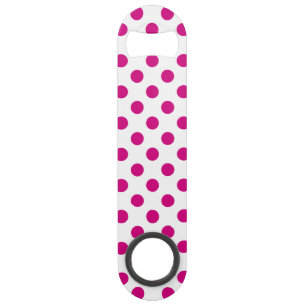 Fuchsia polka dots