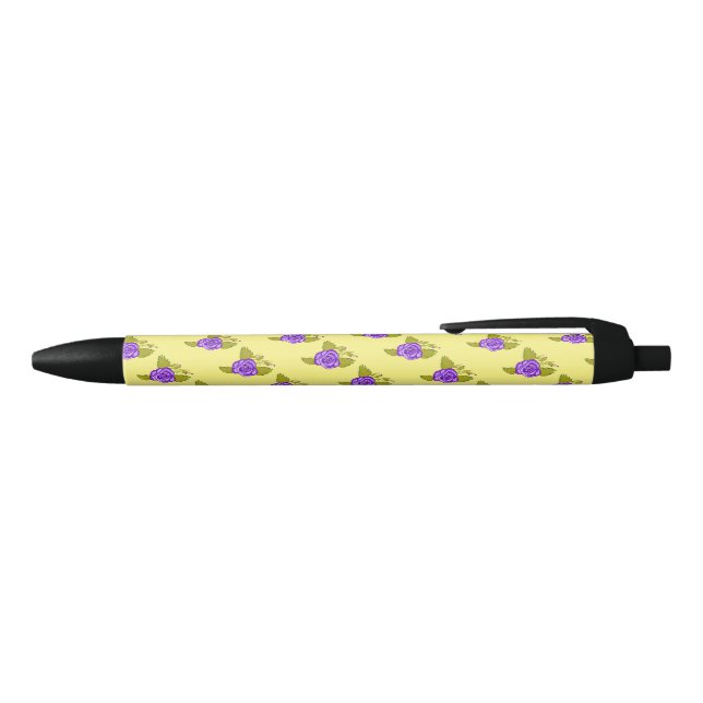 Fuchsia Rose Writing Pen (Top)