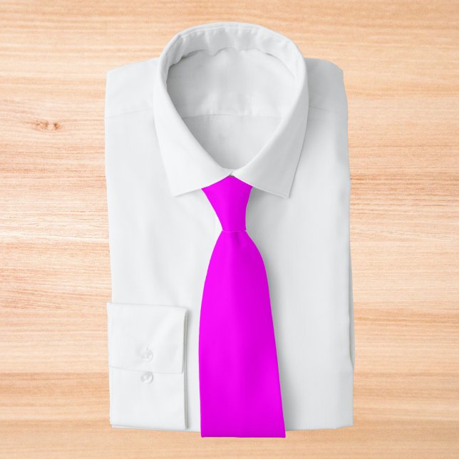 Fuchsia Solid Color Tie (Creator Uploaded)