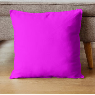 Fuchsia Solid Colour Classic Elegant Cushion