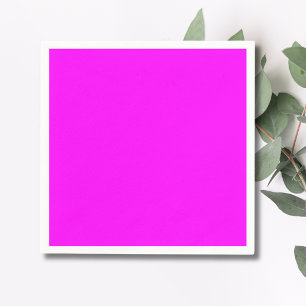 Fuchsia Solid Colour Classic Elegant Napkin