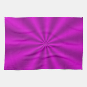 Fuchsia Starburst Kitchen Towel