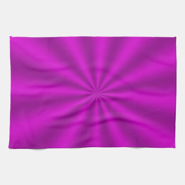 Fuchsia Starburst Kitchen Towel (Horizontal)