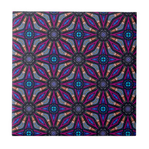 Fuchsia Stargazer  Ceramic Tile