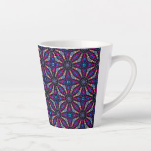 Fuchsia Stargazer Latte Mug