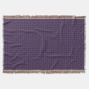 Fuchsia Stargazer Throw Blanket