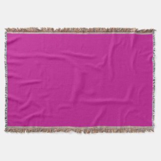Fuchsia Throw Blanket