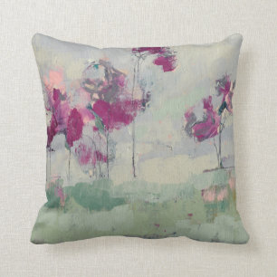 Fuchsia Treeline Cushion