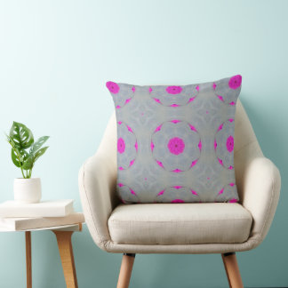 "Fuchsia Whisper" Throw Pillow