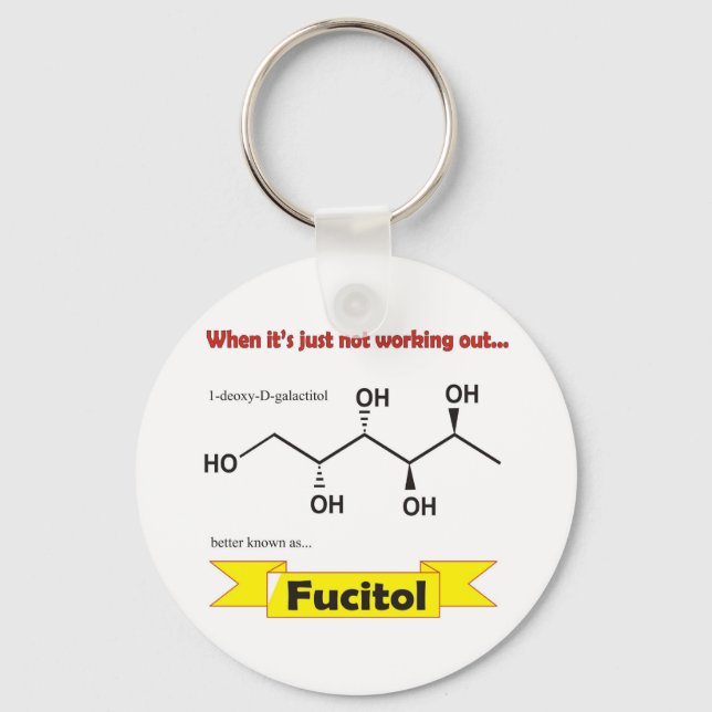 Fucitol Organic molecule Key Ring (Front)