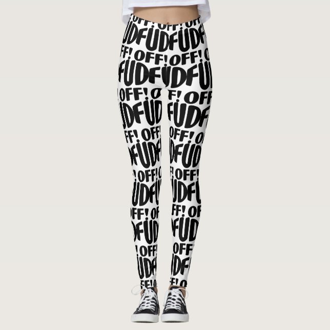 Fud Off! Leggings (Front)