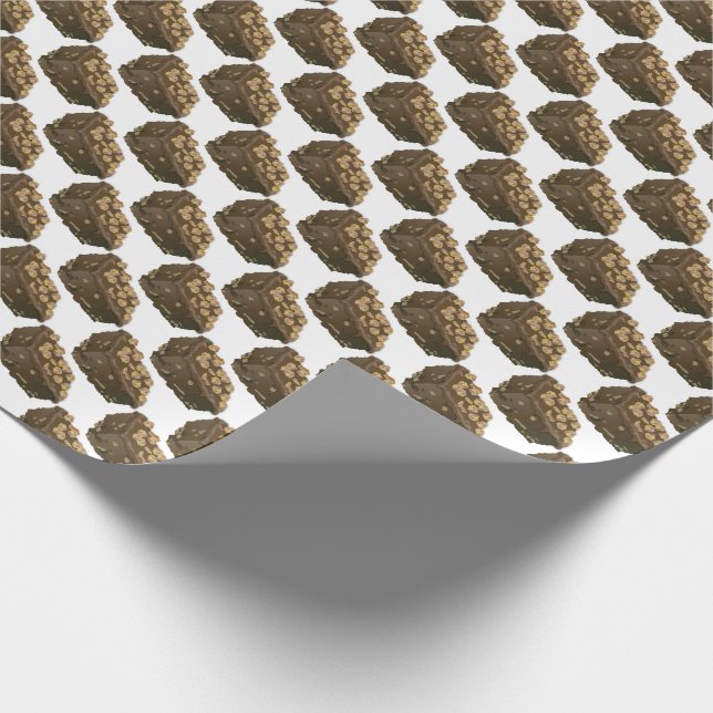 Fudge Brownie Wrapping Paper (Corner)