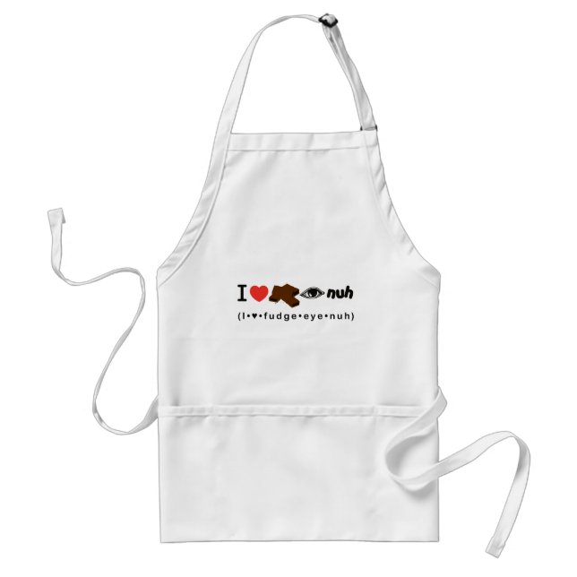 Fudge Eye Nuh Standard Apron (Front)