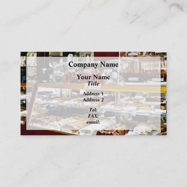 Fudge Shop Business Card (Front)