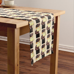 Fudge Stack Confection Confectionery Candy Sweets Medium Table Runner