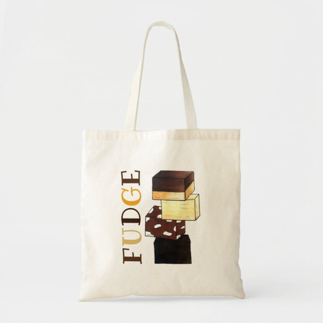 Fudge Stack Confection Confectionery Candy Sweets Tote Bag (Front)