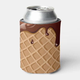 Fudge Waffle Cone Can Cooler