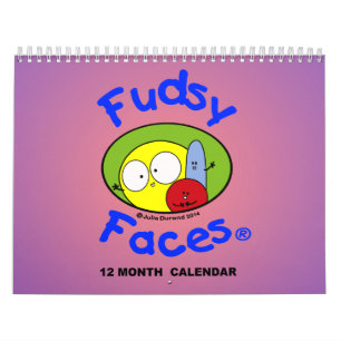 "Fudsy Faces"- 12 Month Calendar